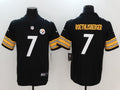 Men’s Pittsburgh Steelers #7 Ben Roethlisberger Nike Black Limited Football Jersey