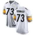 Men’s Pittsburgh Steelers #73 Isaac Seumalo Nike White Vapor F.U.S.E. Limited Jersey