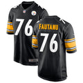 Men’s Pittsburgh Steelers #76 Troy Fautanu Nike Black Vapor Limited Player Jersey