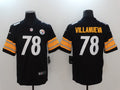 Men’s Pittsburgh Steelers #78  Alejandro Villanueva Nike Black Player Game Football Jersey