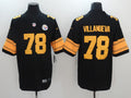 Men’s Pittsburgh Steelers #78  Alejandro Villanueva Nike Black Vapor Untouchable Elite Color Rush Jersey