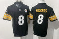 Men’s Pittsburgh Steelers #8 Aaron Rodgers Nike Black Vapor F.U.S.E. Limited Jersey