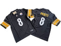 Men’s Pittsburgh Steelers #8 Kenny Pickett Nike Black 2023  F.U.S.E. Vapor Limited Jersey