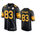 Men’s Pittsburgh Steelers #83 Connor Heyward Nike Black Alternate 2 Vapor F.U.S.E. Limited Jersey