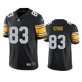 Men’s Pittsburgh Steelers #83 Connor Heyward Nike Black Big Number Alternate Vapor Limited Jersey