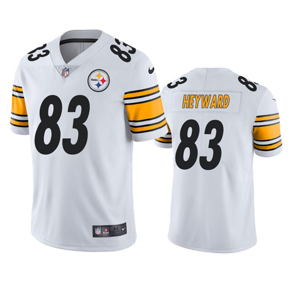 Men’s Pittsburgh Steelers #83 Connor Heyward Nike White Vapor Limited Player Jersey