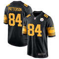 Men’s Pittsburgh Steelers #84 Cordarrelle Patterson Nike Black Alternate 2 Vapor F.U.S.E. Limited Jersey