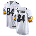 Men’s Pittsburgh Steelers #84 Cordarrelle Patterson Nike White Vapor Limited Player Jersey
