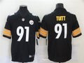 Men’s Pittsburgh Steelers #91 Stephon Tuitt Nike Black Player Game Football Jersey
