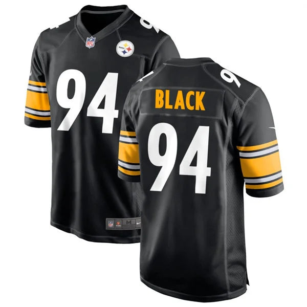 Men’s Pittsburgh Steelers #94 Yahya Black Nike Black Vapor F.U.S.E. Limited Jersey