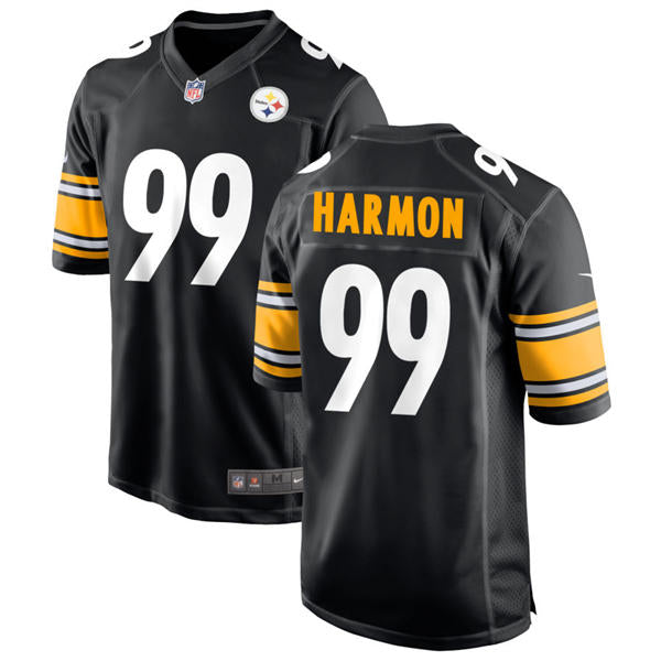 Men’s Pittsburgh Steelers #99 Derrick Harmon Nike Black Vapor F.U.S.E. Limited Jersey