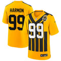 Men’s Pittsburgh Steelers #99 Derrick Harmon Nike Gold Alternate 1933 Throwback Game Jersey