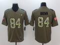 Men’s Pittsburgh Steelers Antonio Brown #84 Brown Jersey