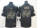 Men’s Pittsburgh Steelers Devon Bush Jr. #55 Black Jersey