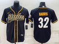 Men’s Pittsburgh Steelers Franco Harris #32 Black Vapor Limited Jersey