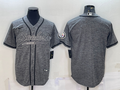 Men’s Pittsburgh Steelers Gray Blank Jersey