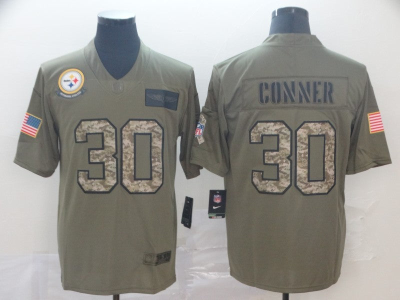 Men’s Pittsburgh Steelers James Conner #30 Brown Jersey