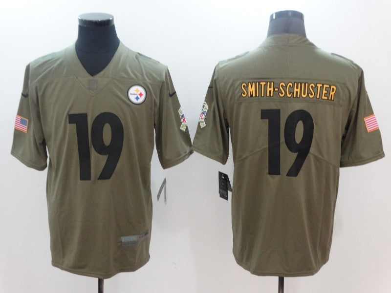 Men’s Pittsburgh Steelers JuJu Smith-Schuster #19 Brown Alternate Jersey