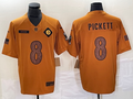 Men’s Pittsburgh Steelers Kenny Pickett #8 Brown 2023 Salute To Service Limited Jersey