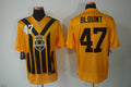 Men’s Pittsburgh Steelers Mel Blount #47 Gold Jersey