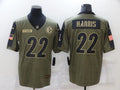 Men’s Pittsburgh Steelers Najee Harris #22 Brown Jersey