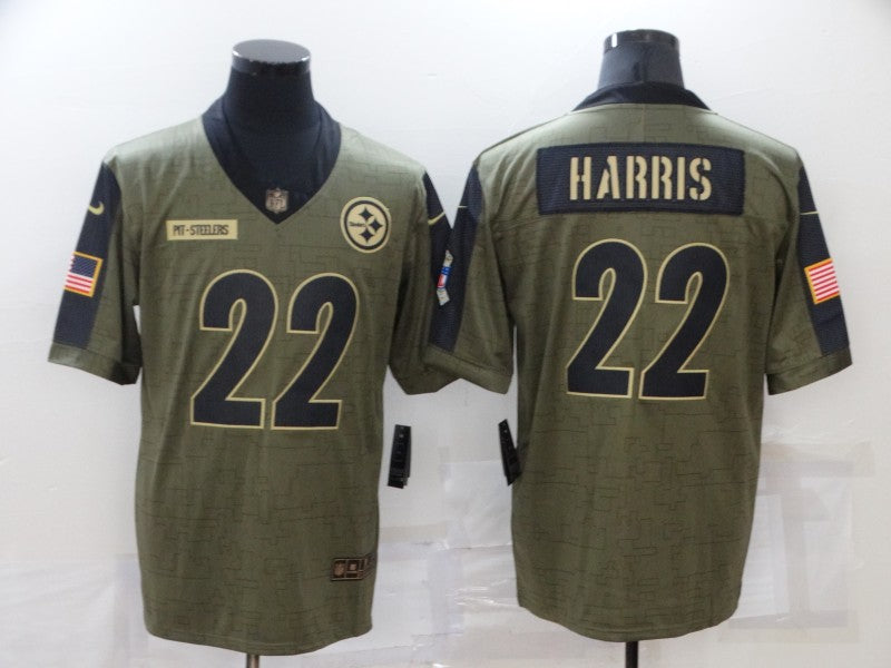 Men’s Pittsburgh Steelers Najee Harris #22 Brown Jersey