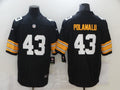 Men’s Pittsburgh Steelers Retired Player  #43 Troy Polamalu Nike Black Big Number Alternate Limited Jersey