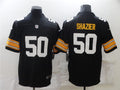 Mens Pittsburgh Steelers Retired Player #50 Ryan Shazier Nike Black Big Number Alternate Limited Jersey