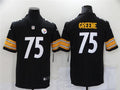 Men’s Pittsburgh Steelers Retired Player #75 Joe Green Nike Black Vapor Limited Jersey