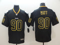 Men’s Pittsburgh Steelers T.J. Watt #90 Black Alternate Jersey