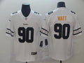 Men’s Pittsburgh Steelers T.J. Watt #90 White Jersey