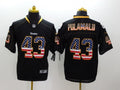 Men’s Pittsburgh Steelers Troy Polamalu #43 Black Alternate Jersey