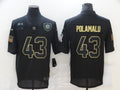 Men’s Pittsburgh Steelers Troy Polamalu #43 Black Jersey
