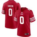 Mens San Francisco 49ers #0 Renardo Green Nike Scarlet F.U.S.E. Vapor Limited Jersey