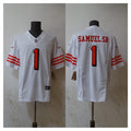 Men’s San Francisco 49ers #1 Deebo Samuel Sr Nike White Alternate F.U.S.E. Vapor Limited Jersey