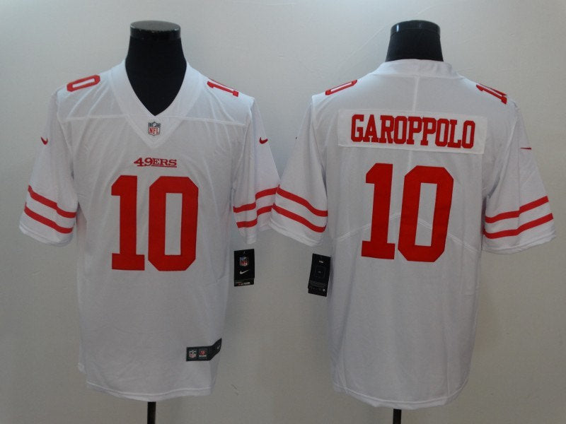 Men’s San Francisco 49ers #10 Jimmy Garoppolo White Nike Vapor Untouchable Limited Jersey