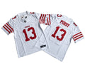 Mens San Francisco 49ers #13 Brock Purdy Nike Home White F.U.S.E. Vapor Limited Jersey