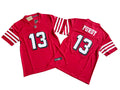 Mens San Francisco 49ers #13 Brock Purdy Nike Scarlet Alternate F.U.S.E. Vapor Limited Jersey
