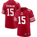 Mens San Francisco 49ers #15 De’Zhaun Stribling Nike Scarlet F.U.S.E. Vapor Limited Jersey