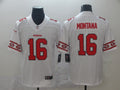 Men’s San Francisco 49ers #16 Joe Montana Nike NFL team logo cool edition jerseys