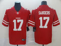 Men’s San Francisco 49ers #17 Emmanuel Sanders Nike Scarlet Vapor Limited Player Jersey