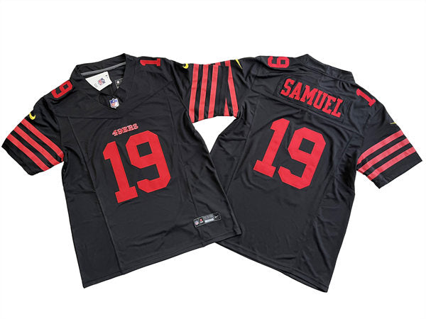Men’s San Francisco 49ers #19 Deebo Samuel Nike Black Alternate 2023 F.U.S.E. Vapor Limited Jersey