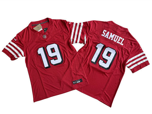Men’s San Francisco 49ers #19 Deebo Samuel Nike Scarlet Alternate 2023 F.U.S.E. Vapor Limited Jersey