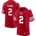 Mens San Francisco 49ers #2 Deommodore Lenoir Nike Scarlet F.U.S.E. Vapor Limited Jersey