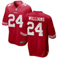 Mens San Francisco 49ers #24 K’Waun Williams -Nike Scarlet Vapor Limited Player Jersey