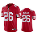 Men’s San Francisco 49ers #26 Samuel Womack Nike Scarlet Vapor Limited Player Jersey