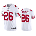 Men’s San Francisco 49ers #26 Samuel Womack Nike White Vapor Limited Player Jersey