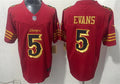 Mens San Francisco 49ers #5 Mike Evans Rivalry Collection F.U.S.E. Limited Jersey Red