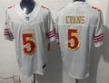 Mens San Francisco 49ers #5 Mike Evans Rivalry Collection F.U.S.E. Limited Jersey White