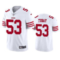 Men’s San Francisco 49ers #53 Kemoko Turay Nike White Vapor Limited Player Jersey